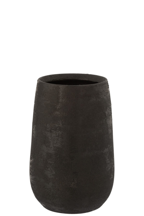 Váza Rough Ceramic černá