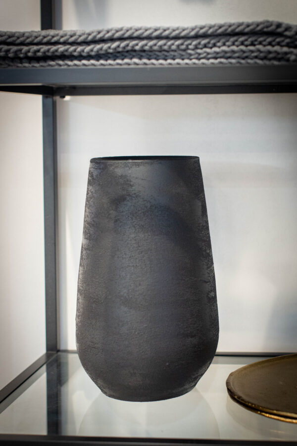 Váza Rough Ceramic černá - Image 2